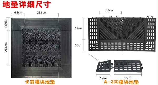 地墊詳細(xì)尺寸