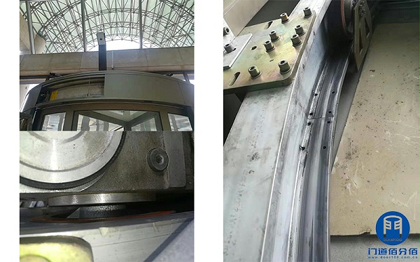 某銀行銀行出入口維修電動(dòng)旋轉(zhuǎn)門異響服務(wù)案例