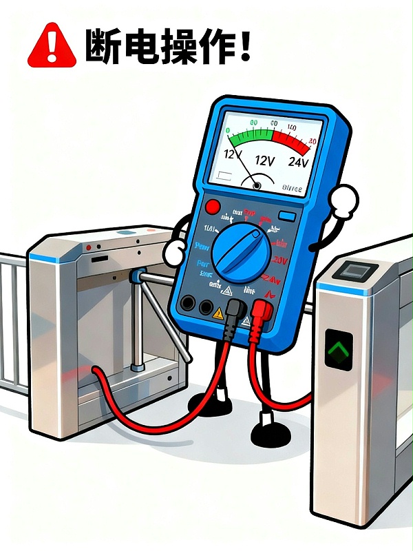 卡通萬(wàn)用表斷電提示無(wú)水印