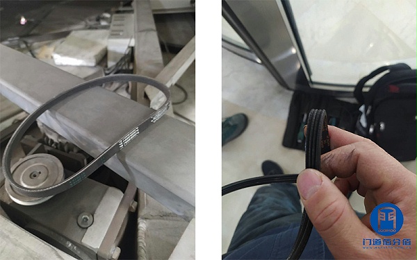 轉(zhuǎn)門維保案例丨凱必盛電動(dòng)兩翼旋轉(zhuǎn)門保養(yǎng)項(xiàng)目之皮帶保養(yǎng)