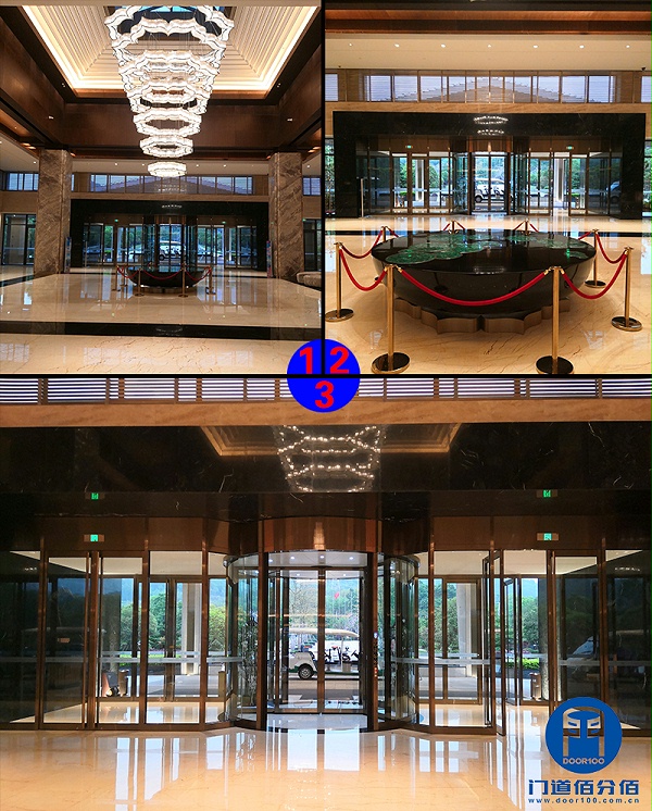 廣西柳州某山莊寧波智匯門道自動(dòng)兩翼旋轉(zhuǎn)門保養(yǎng)服務(wù)