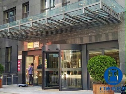 文化館寶盾自動(dòng)三翼旋轉(zhuǎn)門(mén)巡檢