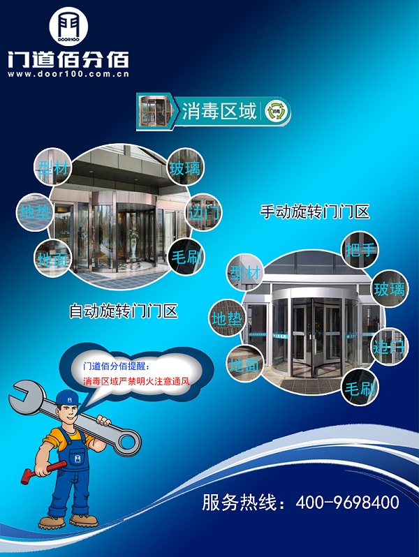 旋轉(zhuǎn)門(mén)門(mén)區(qū)殺毒區(qū)域