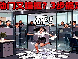 自動門關(guān)閉時(shí)撞擊門框？原因分析與完整解決方案