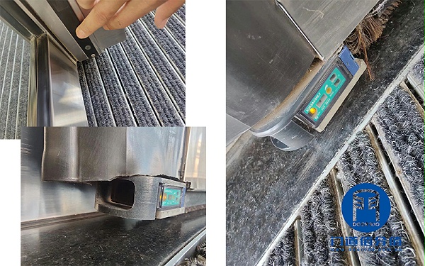 國家電網(wǎng)辦公樓自動(dòng)兩翼旋轉(zhuǎn)門防夾傳感器維修更換案例