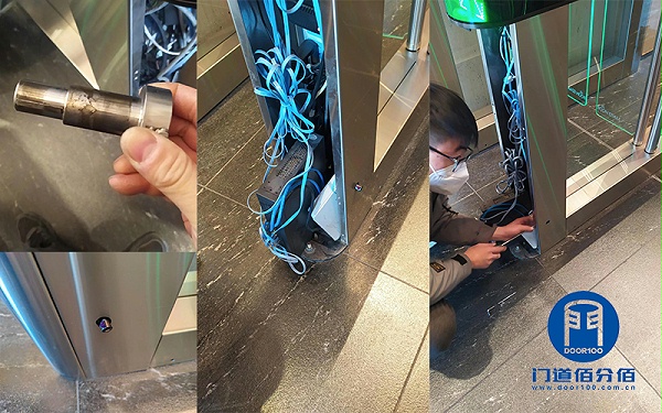 維修案例丨維修寶盾速通門門扇不開、門扇對不齊故障