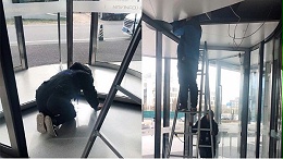 三翼旋轉(zhuǎn)門保養(yǎng)之北京某大廈泰戈?duì)柸硇D(zhuǎn)門安全檢測服務(wù)案例