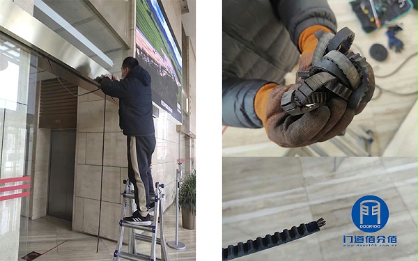 配件維修案例之旋轉(zhuǎn)門(mén)主動(dòng)輪與平滑門(mén)皮帶更換