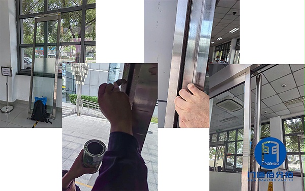 松下平移式自動(dòng)門遙控與剮蹭故障維修案例分享