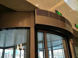 弧形熱風(fēng)幕安裝要點