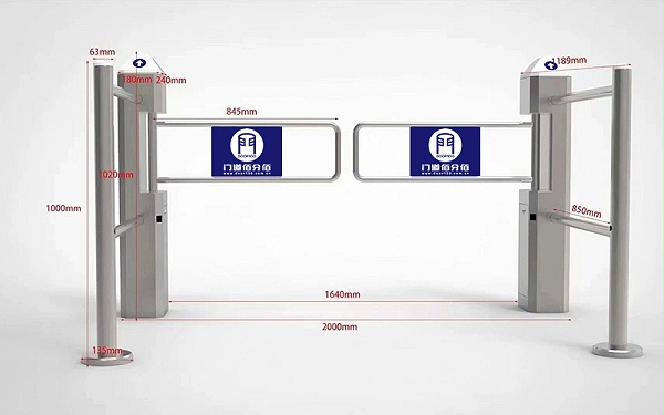 科學規(guī)劃速通門通道-尺寸