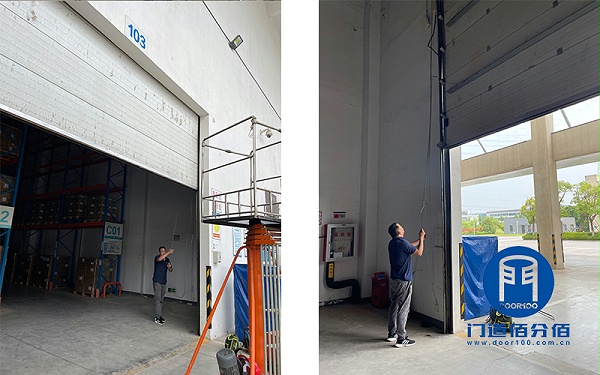 回顧：移動(dòng)通信集團(tuán)下屬倉(cāng)庫(kù)提升門維修案例