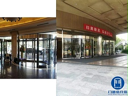 北京某大廈出入口托馬斯旋轉(zhuǎn)門(mén)維修服務(wù)案例
