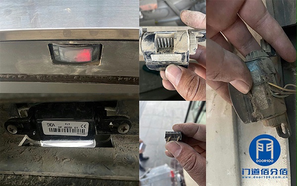 北車兩翼自動旋轉(zhuǎn)門雷達進水維修更換案例