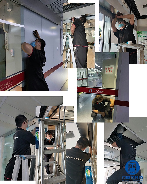 上門保養(yǎng)維護(hù)北京腫瘤醫(yī)院無框及有框玻璃電動門