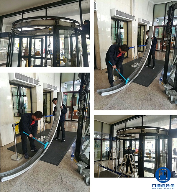 旋轉(zhuǎn)門翻軌升級過程