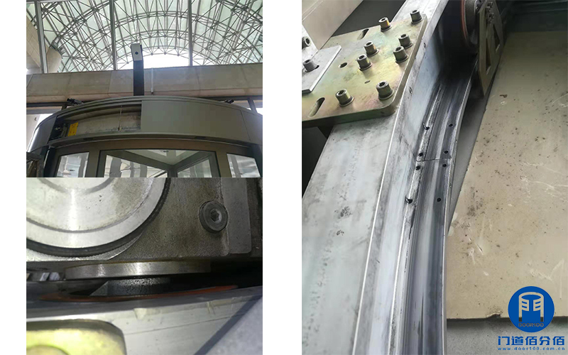 某銀行銀行出入口維修電動旋轉(zhuǎn)門異響服務案例