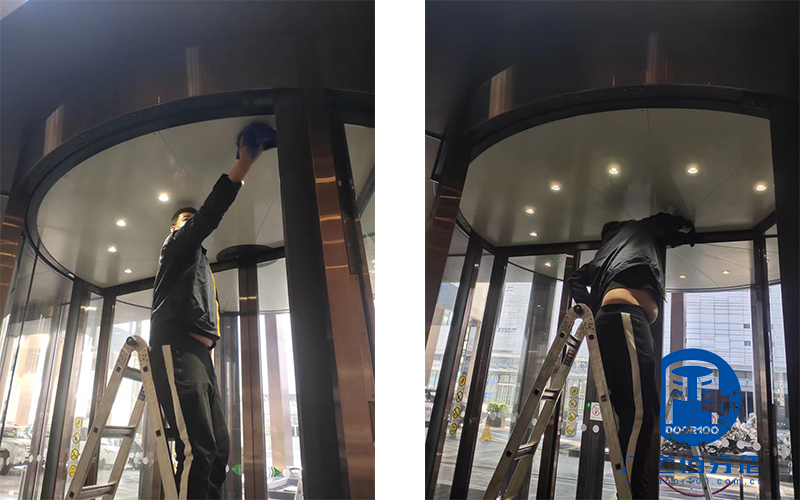 自動旋轉(zhuǎn)門停門故障，更換滑環(huán)解決過程