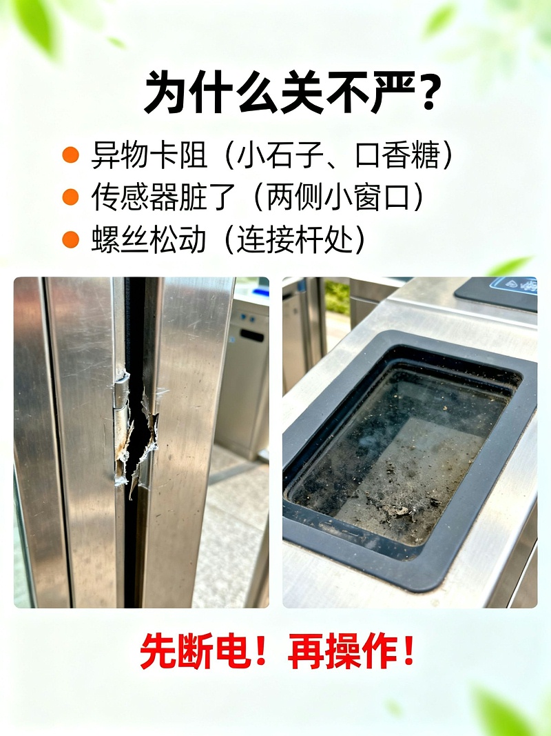 閘機(jī)維修要點無水印