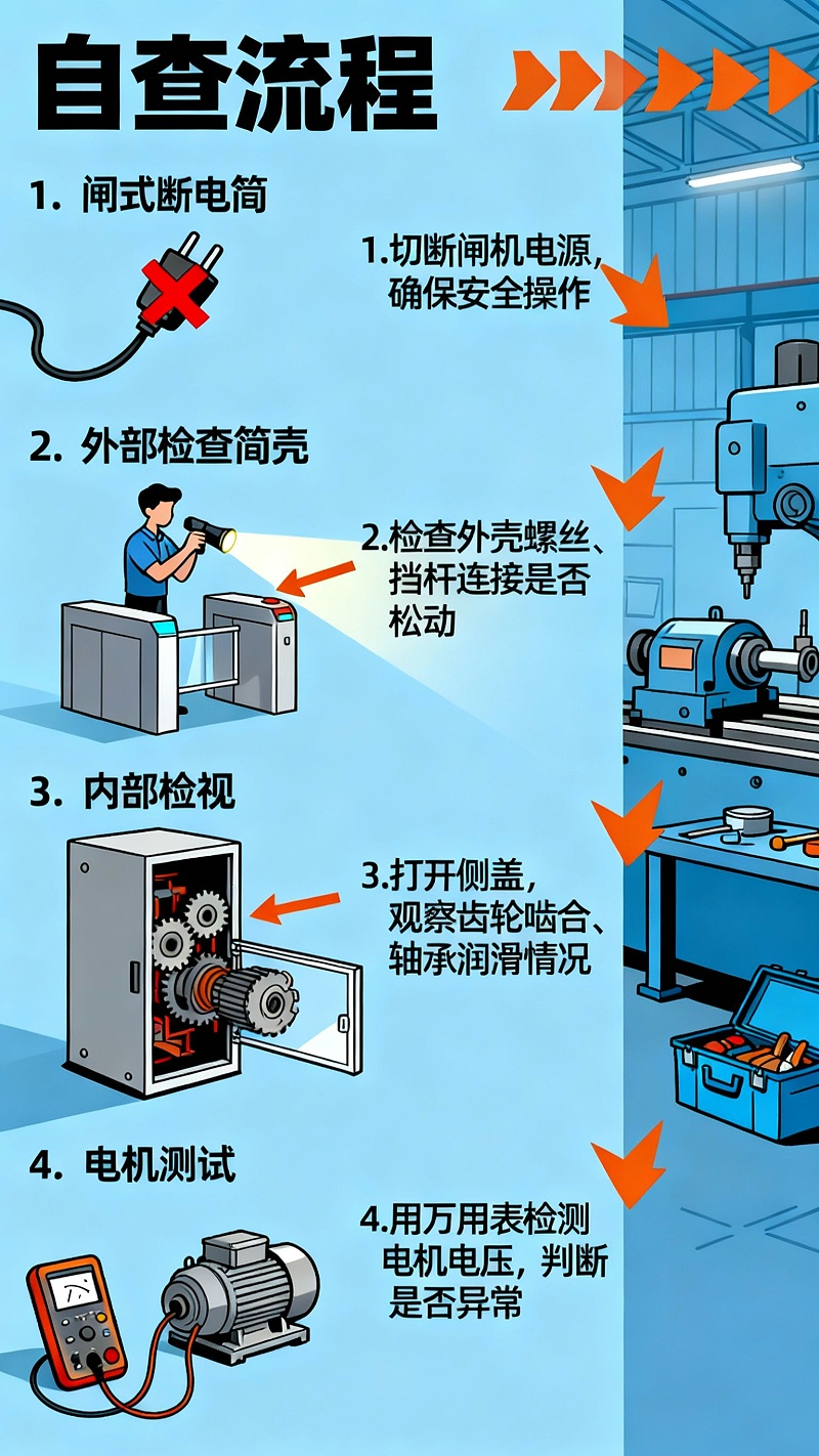 閘機自查流程無水印