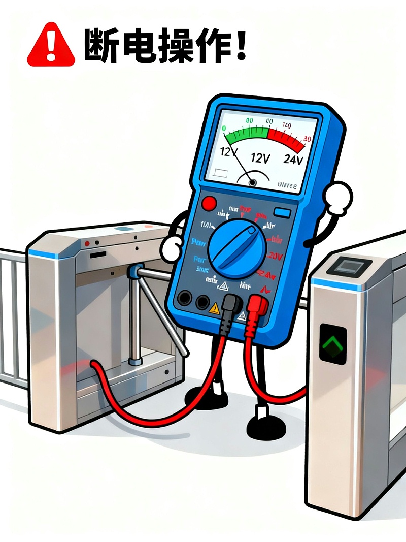 卡通萬(wàn)用表斷電提示無(wú)水印