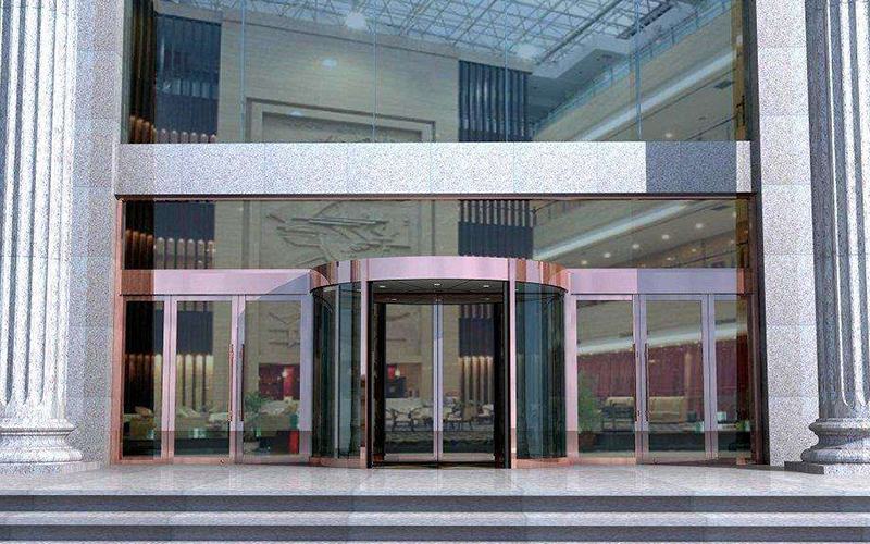 兩翼自動旋轉門