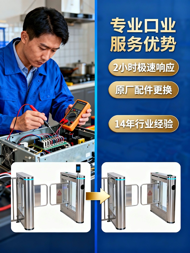 商務(wù)閘機(jī)維修海報-除水印