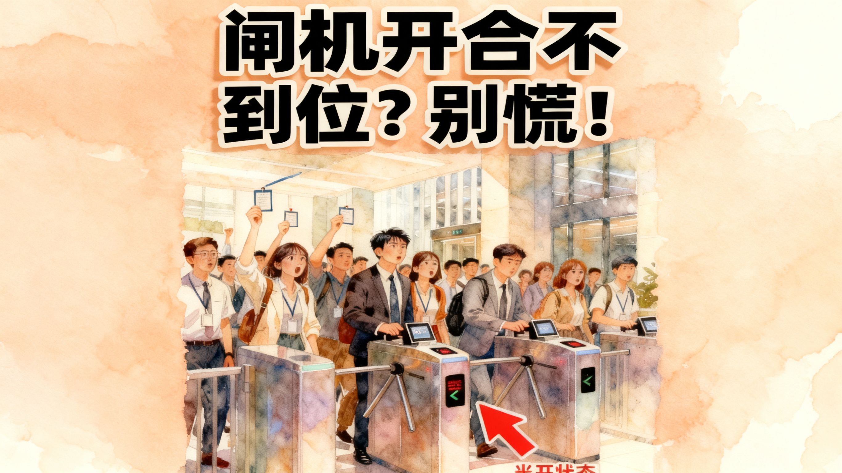 閘機(jī)閘翼開合不到位？全面診斷與專業(yè)修復(fù)指南