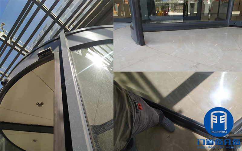 文化館寶盾自動(dòng)三翼旋轉(zhuǎn)門(mén)巡檢