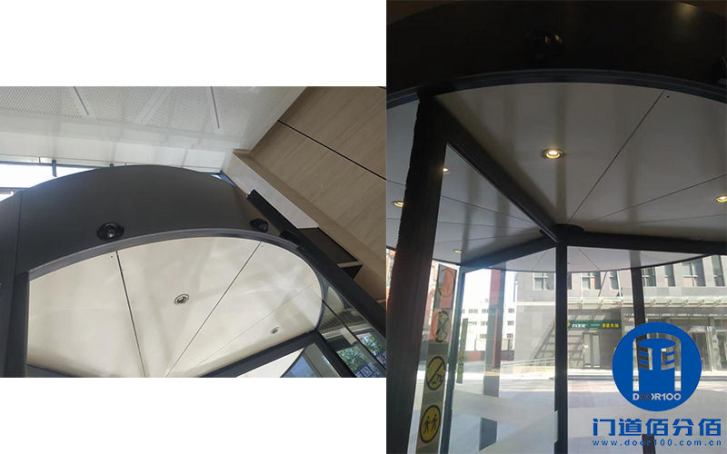 文化館寶盾自動(dòng)三翼旋轉(zhuǎn)門(mén)巡檢