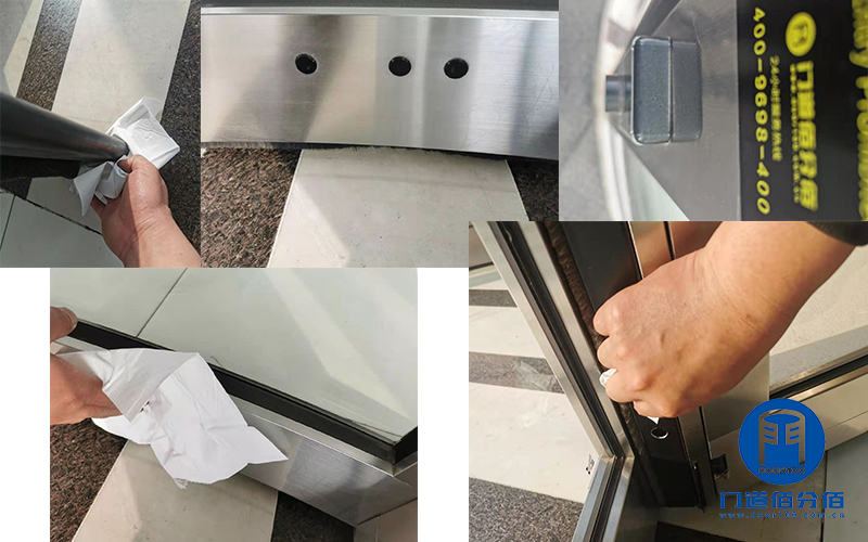 維保案例之兩翼自動旋轉(zhuǎn)門小保養(yǎng)服務(wù)