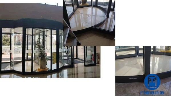 旋轉門門區(qū)地面為什么會下沉？有何隱患？如何預防與解決？