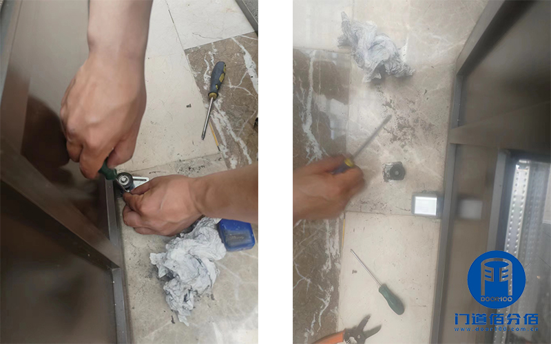 維修護航丨泰康養(yǎng)老社區(qū)多瑪自動門故障維修紀實