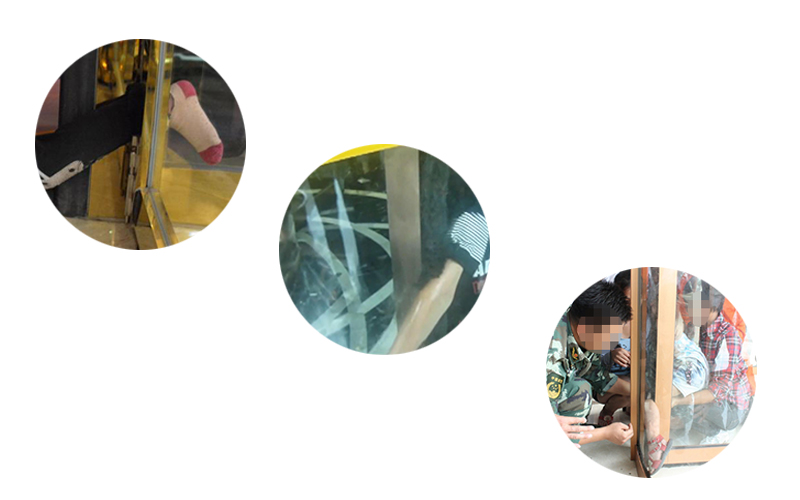 普通防夾傳感器有盲區(qū)，新式激光傳感器用于自動(dòng)旋轉(zhuǎn)門更安全