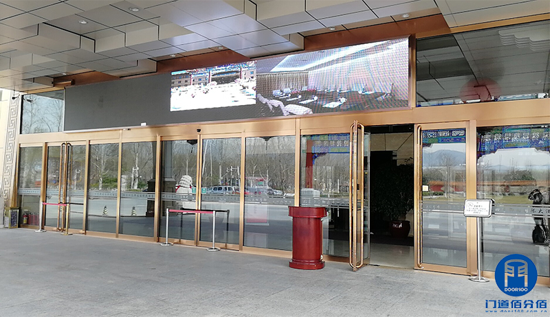 北京某酒店松下自動平滑門配件升級服務(wù)