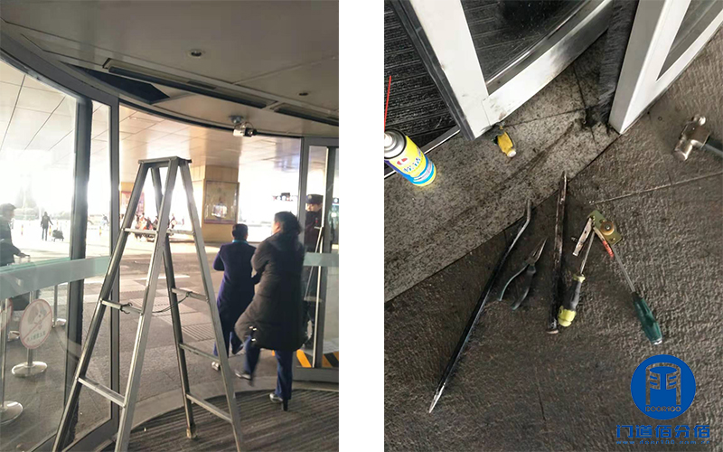 保障春運丨山東省機(jī)場進(jìn)出入口弧形自動門保養(yǎng)服務(wù)
